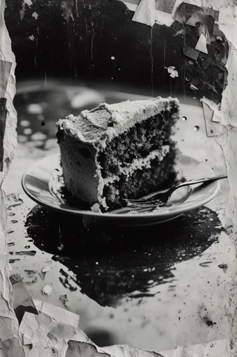 Tactile Noir Deconstruction style reference image — analog zine aesthetic