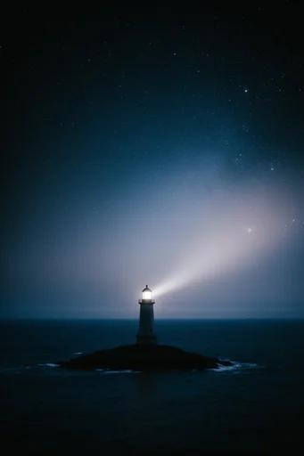 Infinite Nocturnal Solitude style reference image — atmospheric mist
