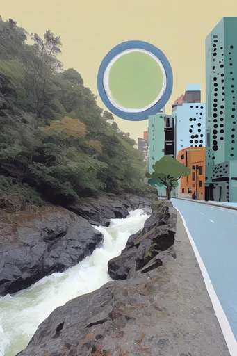 Lush Verdant Solitude style reference image — lush verdant foliage