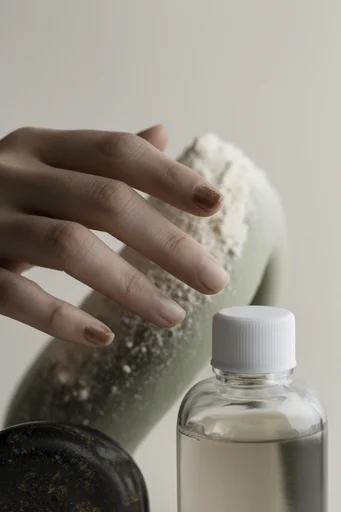Tactile Earthy Minimalism style reference image — soft studio lighting