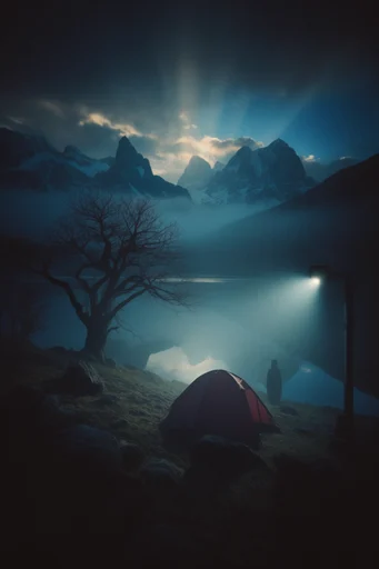 Cinematic Nocturnal Noir style reference image — cinematic noir