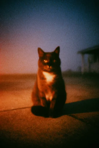 Nostalgic Liminal Twilight style reference image — retro lo-fi texture