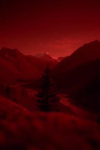 Cinematic Crimson Noir style reference image — chiaroscuro lighting