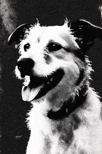 Gritty Monochromatic Noir style reference image — chiaroscuro lighting