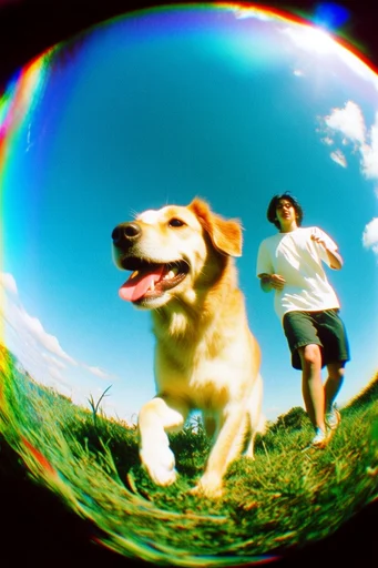 Dynamic Fisheye Summer style reference image — wide-angle perspective