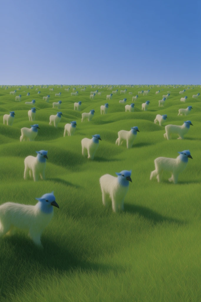 Surreal Infinite Liminality style AI image example 3
