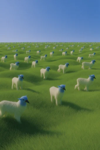 Surreal Infinite Liminality style AI image example 3