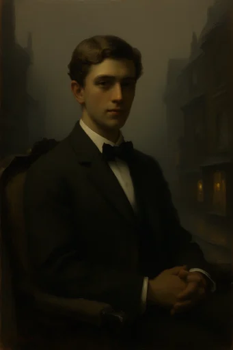 Nocturnal Gothic Romanticism style reference image — 19th century art style