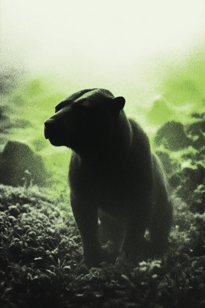 Ethereal Grain Noir style AI image example 3