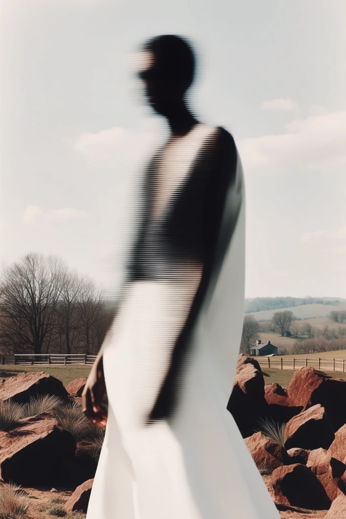 Deconstructed Digital Surrealism style AI image example 2
