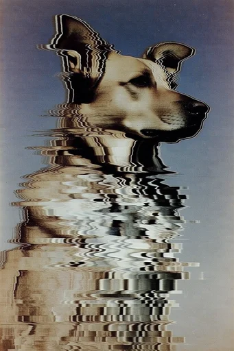 Analog Glitch Gothic style reference image — desaturated moody lighting