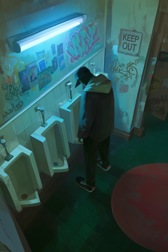 Luminous Urban Narrative style AI image example 1