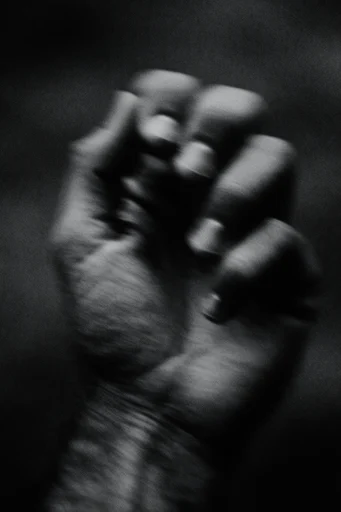 Experimental Noir Abstraction style reference image — motion blur