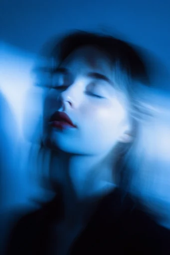 Spectral Motion Noir style reference image — ghostly silhouette