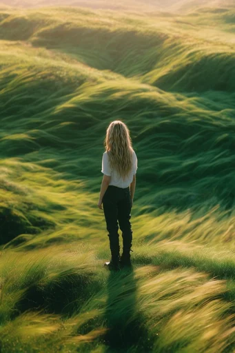 Lush Verdant Solitude moodboard — generate AI images in this style