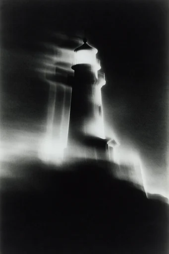 Spectral Monochrome Noir style reference image — spectral glow