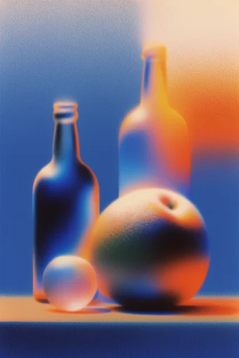 Surreal Airbrush Dreamscape style reference image — airbrush illustration