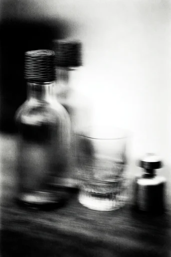 Kinetic Noir Abstraction style reference image — intentional camera movement