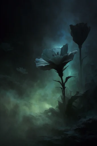Ethereal Gothic Noir style reference image — haunting atmosphere