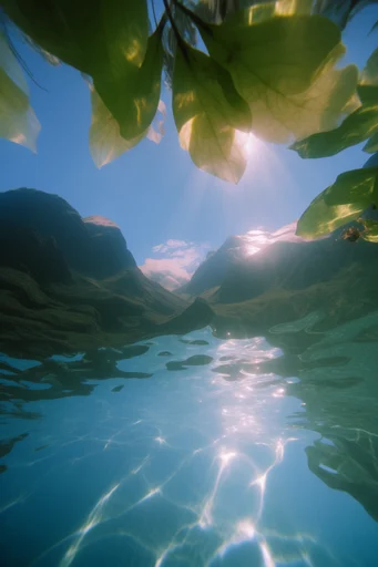 Luminous Submerged Etherealism style reference image — underwater photography