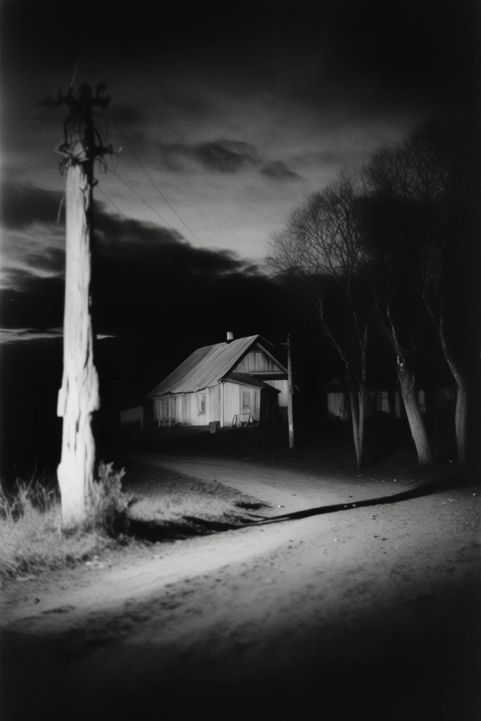 Cinematic Monochrome Realism style AI image example 2