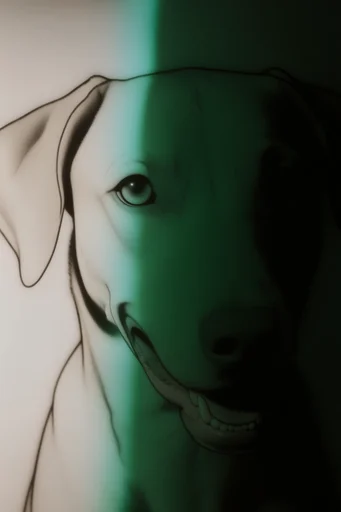 Nocturnal Emerald Noir style reference image — high-contrast shadows