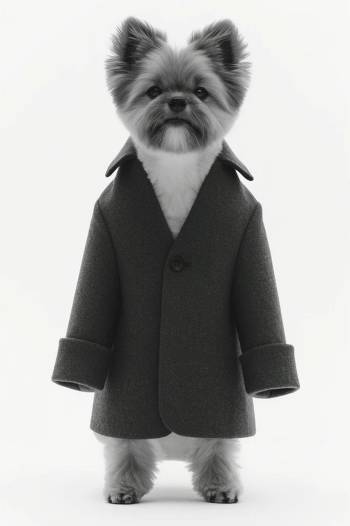 Raw Monochromatic Minimalism style AI image example 3