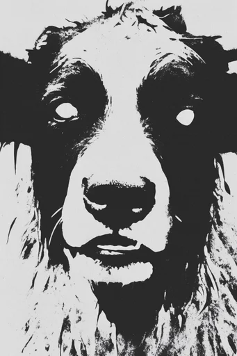 Gritty Monochromatic Noir style reference image — photocopy texture