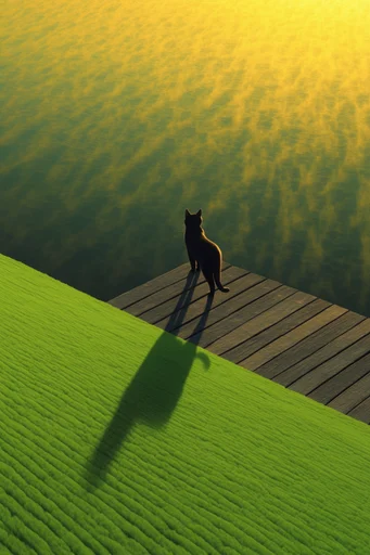 Surreal Verdant Minimalism style reference image — rhythmic organic textures