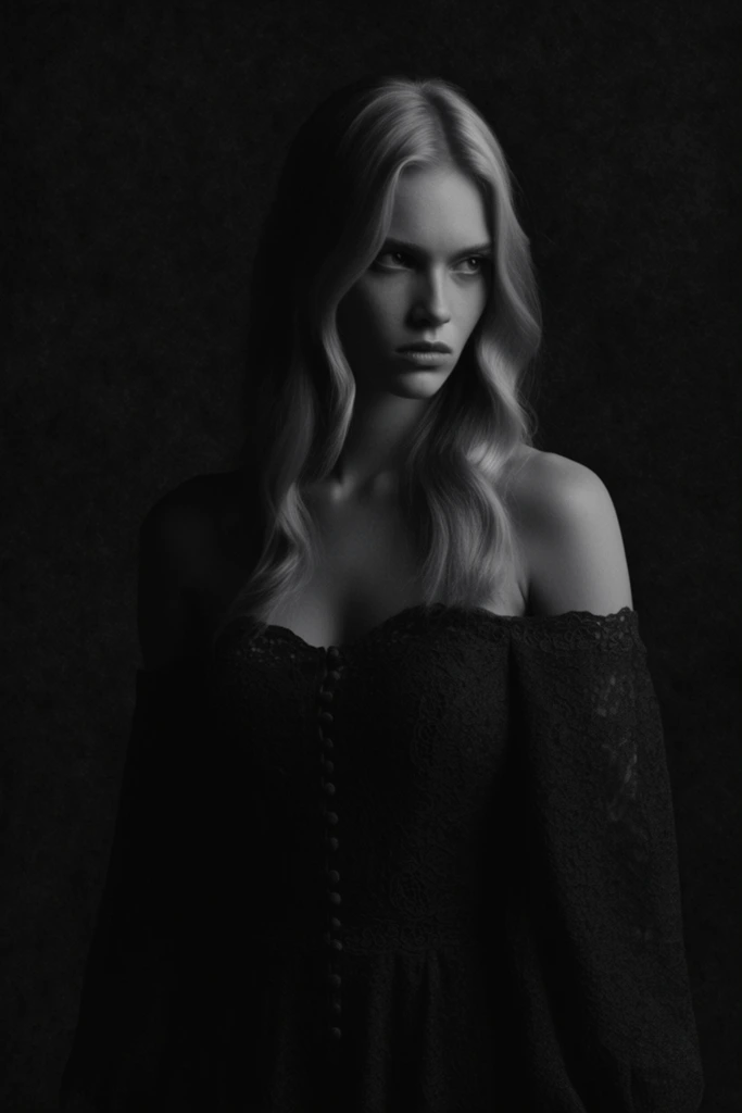 Cinematic Gothic Noir style AI image example 1