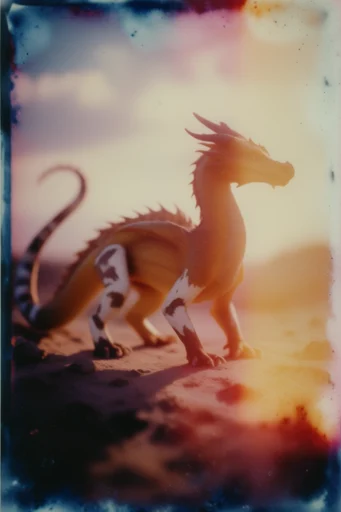 Ethereal Analog Decay style reference image — chromatic aberration