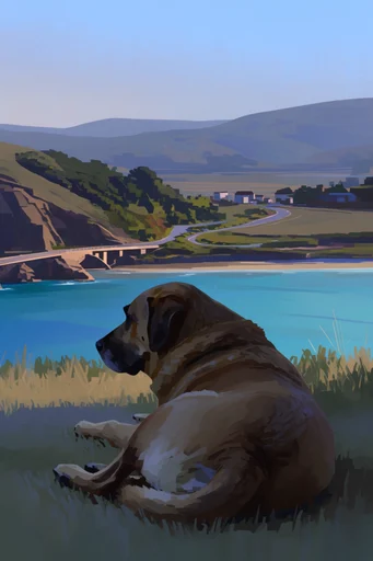 Vibrant Painterly Landscapes style reference image — expressive texture