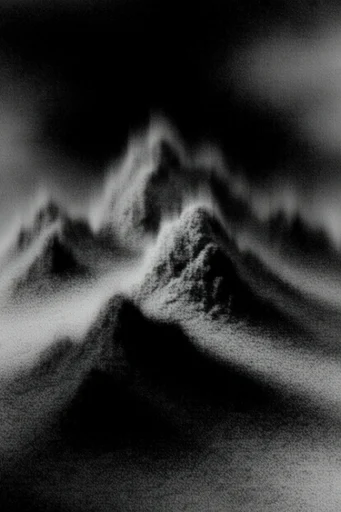 Spectral Analog Noir style reference image — high contrast monochrome