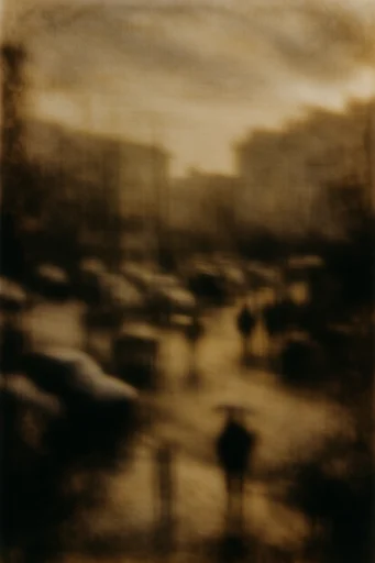 Ethereal Amber Pictorialism style reference image — extreme soft focus