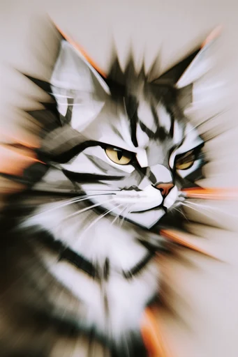 Kinetic Velocity Blur style reference image — high-speed action