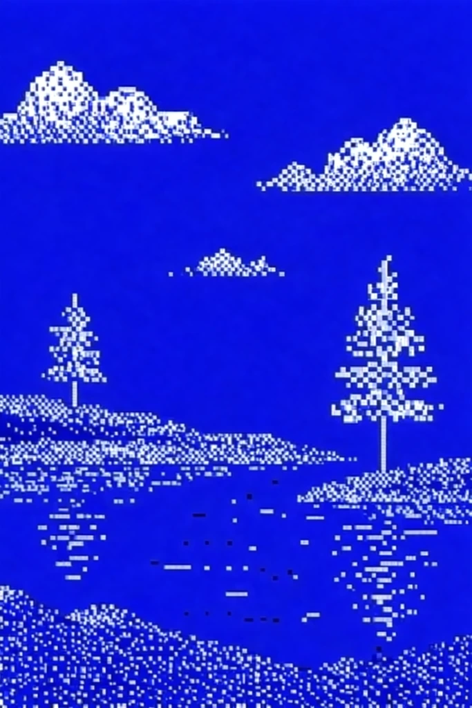 Nostalgic Digital Phosphor style AI image example 2