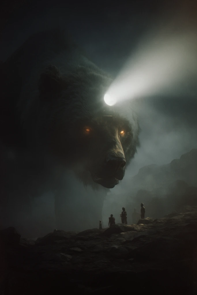 Monolithic Cinematic Noir style AI image example 3