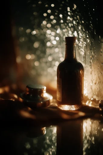 Luminous Nocturnal Silhouette style reference image — rim lighting