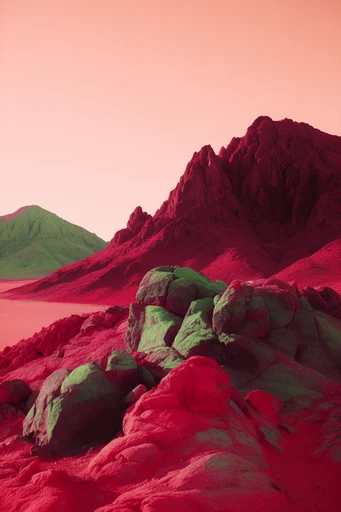 Surreal Infrared Minimalist style reference image — minimalist surrealism