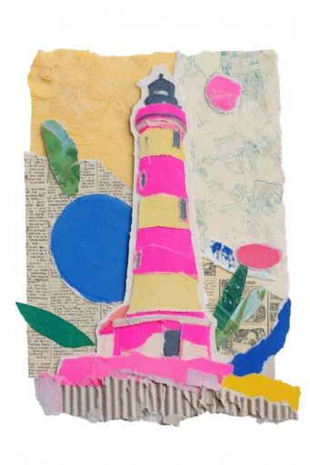 Analog Zine Collage style reference image — punk zine aesthetic