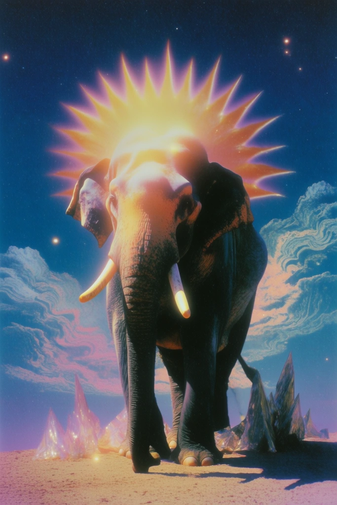 Celestial Dream Surrealism style AI image example 3