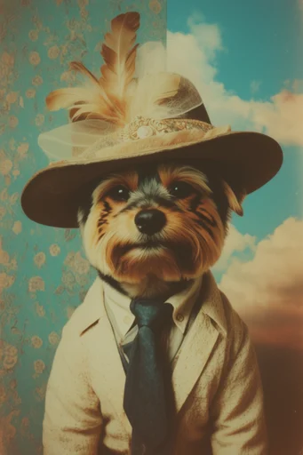 Nostalgic Surrealist Americana style reference image — soft focus photography