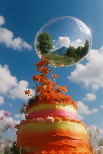 Dynamic Azure Surrealism style reference image — dreamlike atmosphere