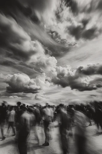 Ethereal Motion Noir style AI image example 2
