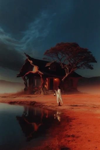 Luminous Surreal Twilight style AI image example 4