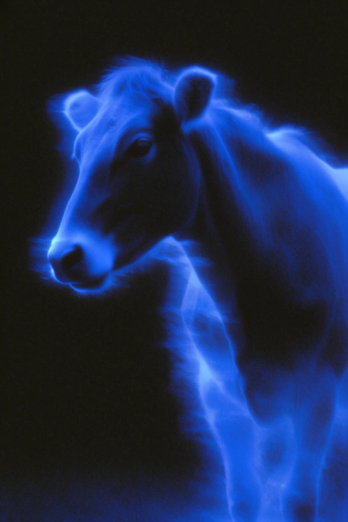 Luminescent Spectral Noir style AI image example 3