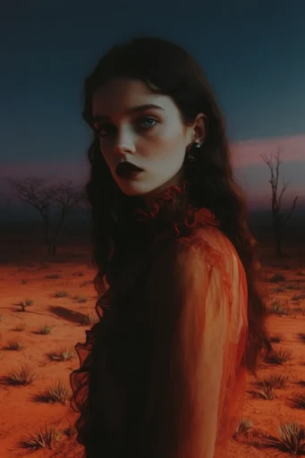 Luminous Surreal Twilight style reference image — ethereal organic textures