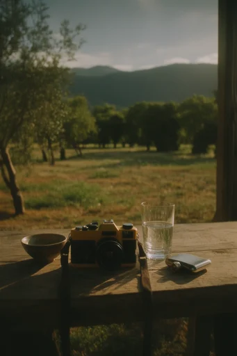 Nostalgic Pastoral Golden-Hour style reference image — golden hour lighting