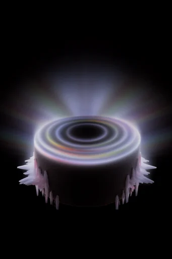 Ethereal Prismatic Luminance style reference image — anamorphic lens flare