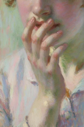 Ethereal Impressionist Pastoral style reference image — dappled sunlight